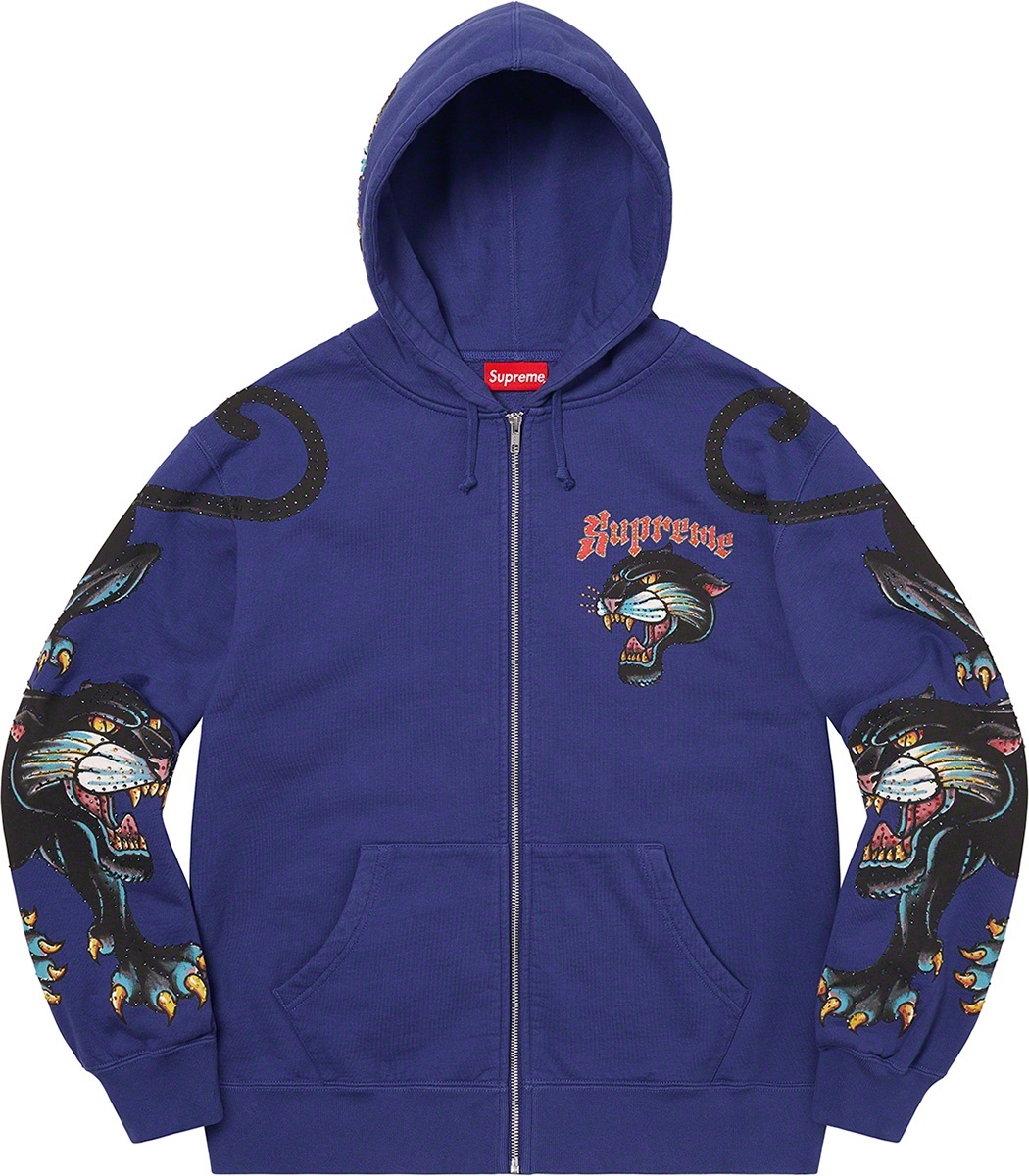 Panther Zip Up Hooded Sweatshirt view 11
